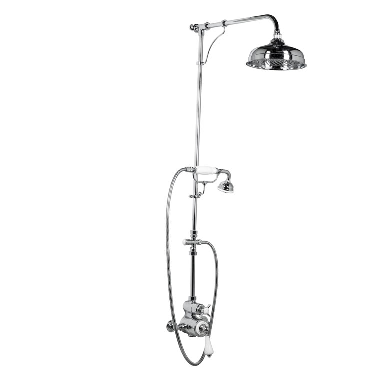 THERMOSTATIC SHOWER WITH HANDSET ON CRADDLE