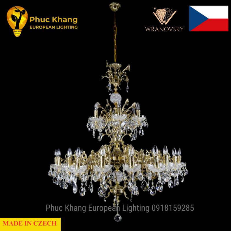 Đèn chùm đồng Sunshine XXIV Gold