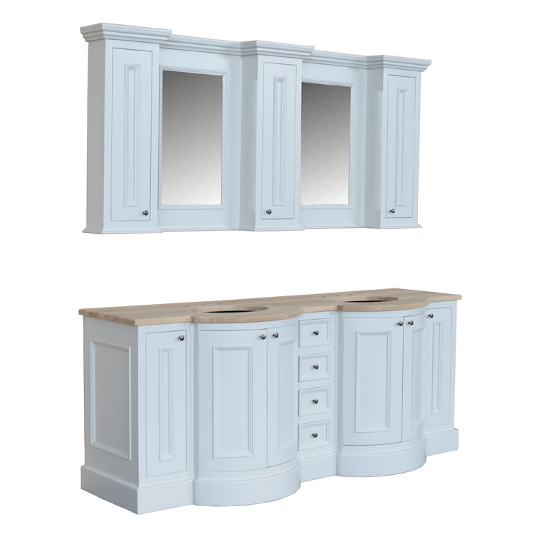 Holton Twin Mirror With Cabinets